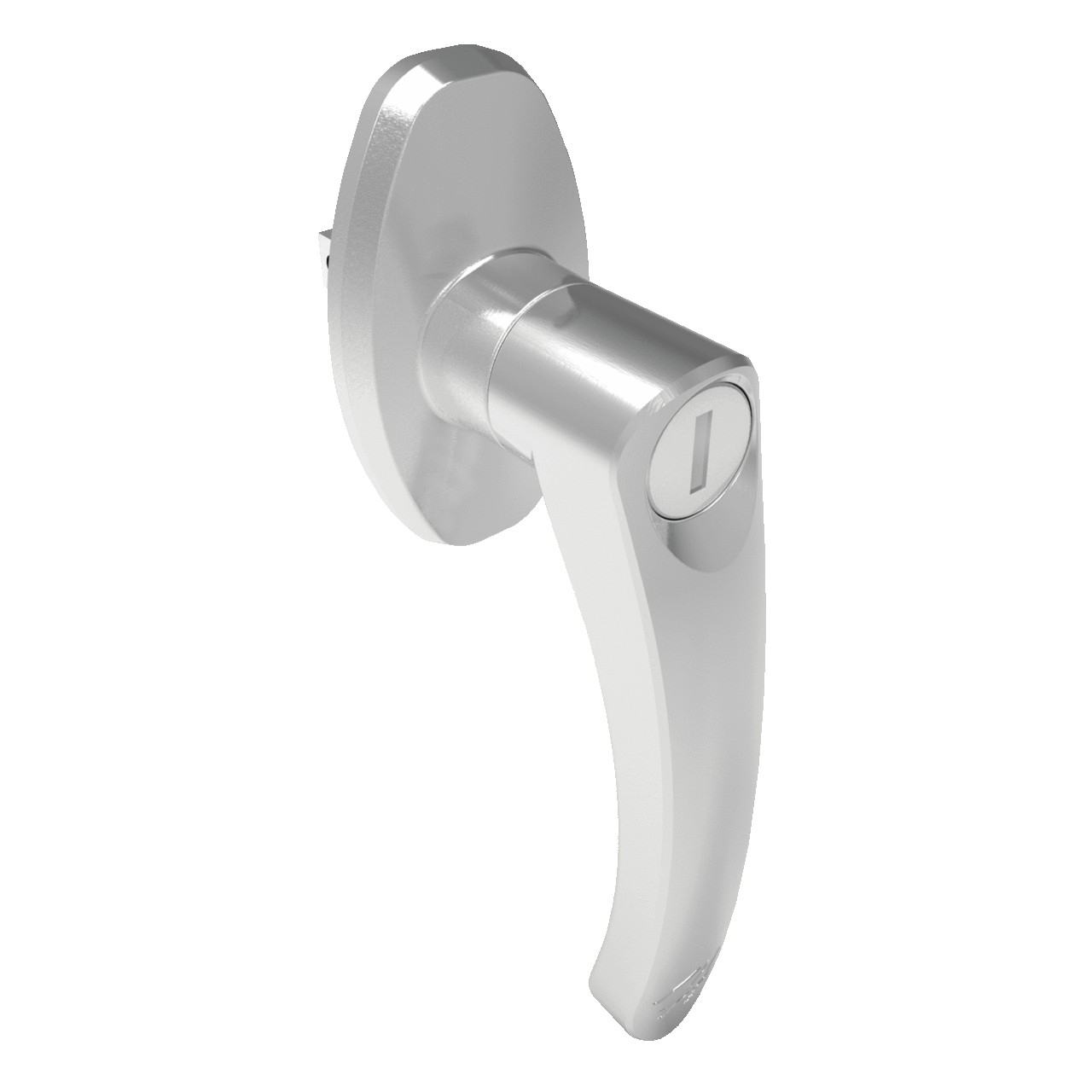 AL2ACCW A80 1-Point Counter Clockwise Latch Kit, Keyed Handle, For Use With 1-Door NEMA 12 Enclosures, Steel, Zinc Plated