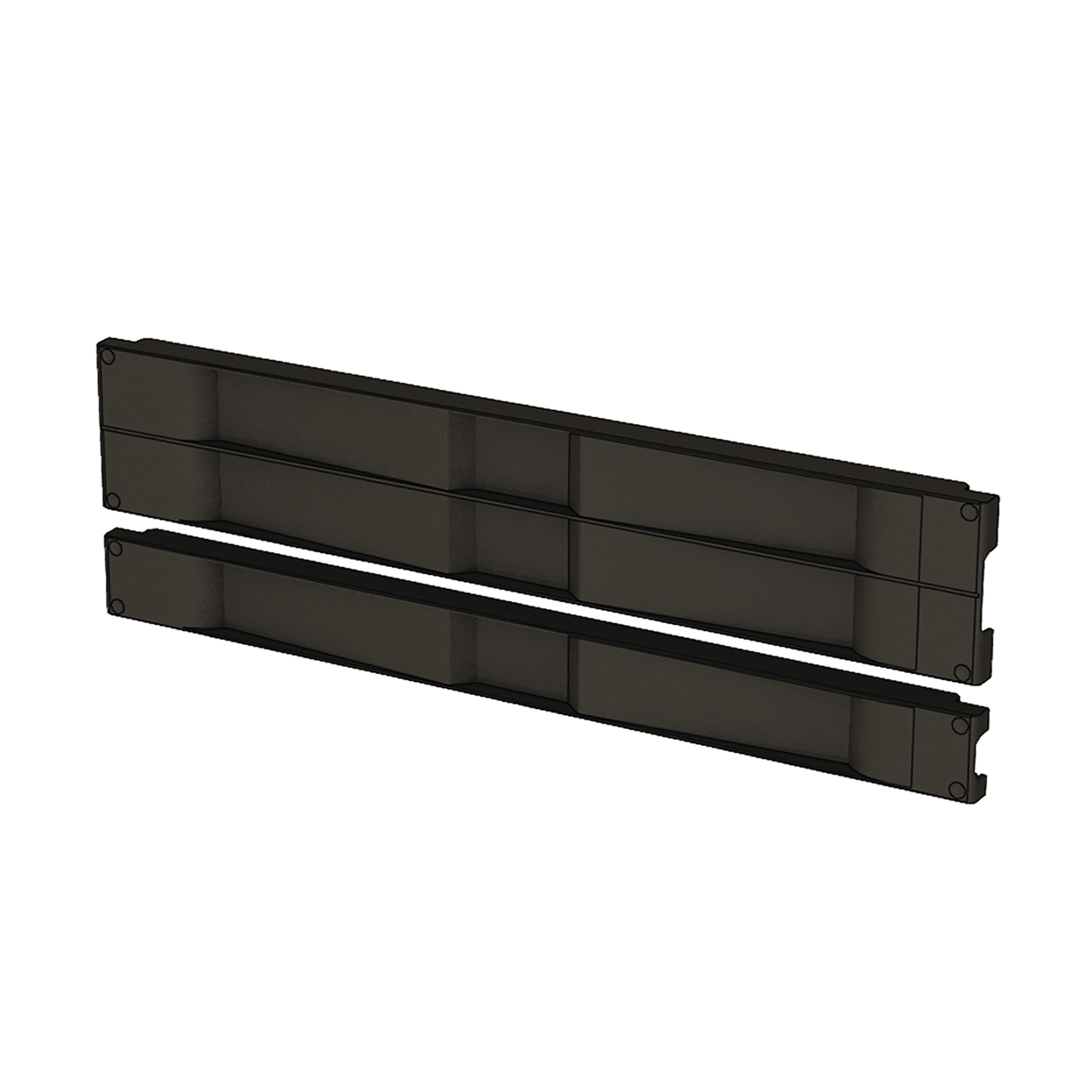 D19BPT1RU DACCY Toolless Blanking Panel, Thermoplastic, Black