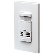 OSSMT-MAI 1-Pole Single Relay Occupancy Sensor With Neutral Wire, 120/230/277/347 V AC, Multi-Technology/PIR/Ultrasonic Sensor, 2400 sq-ft Coverage, 180 deg Viewing