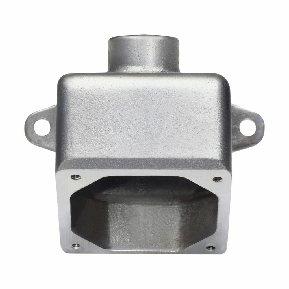 ARE33 Arktite 30 deg Dead End Back Box, 4-1/2 in H x 4-1/4 in W x 3-5/8 in D, For Use With 20/30 A Receptacles and Motor Plugs, Cast Aluminum