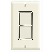 5641-W Decora 3-Way Dual Grounding Combination Switch, 15 A, 120/277 V AC, 1 Poles