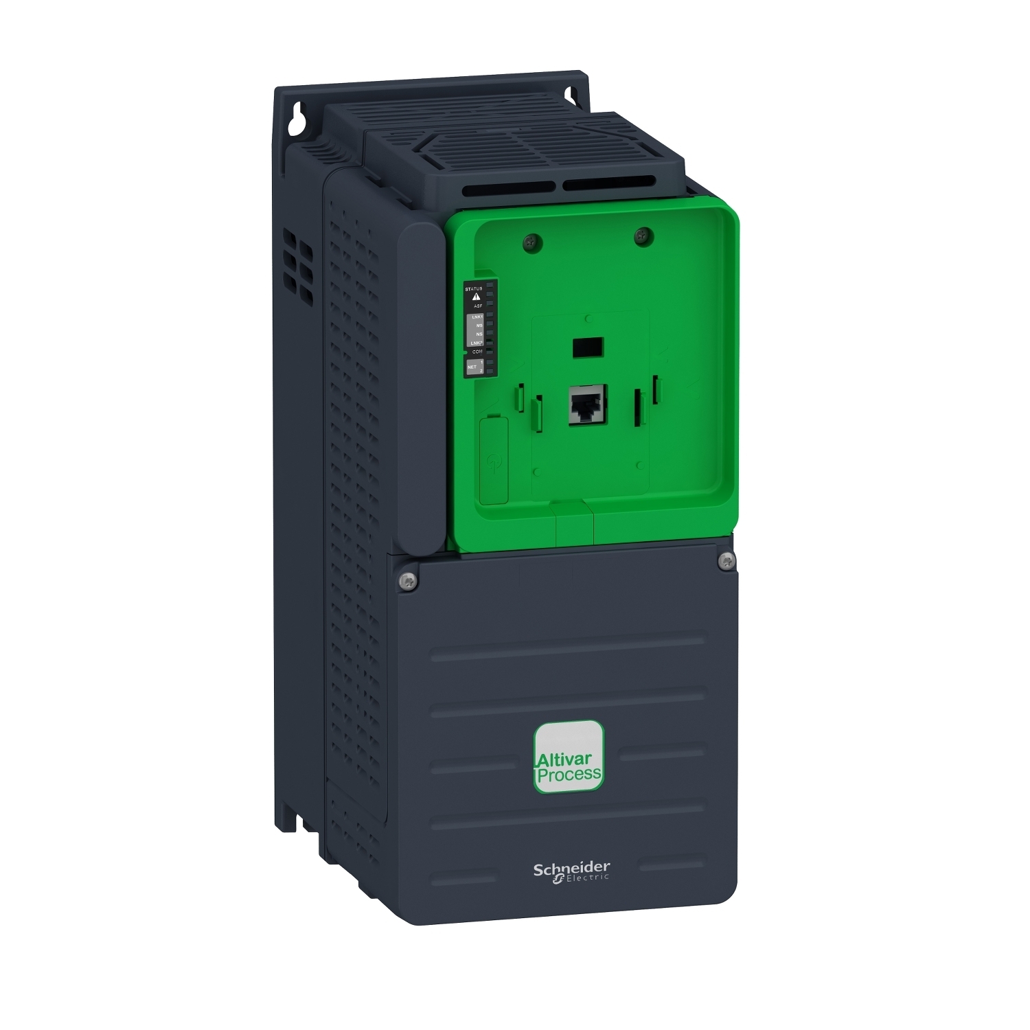ATV930U75N4ZU ATV900 3-Phase Standard Variable Speed Drive, 380 to 480 V, 13.8, 11.9 A Normal Duty/10.5, 9.2 A Heavy Duty, 10.0 hp Normal Duty/7.5 hp Heavy Duty, 6.10 in W x 8.86 in D