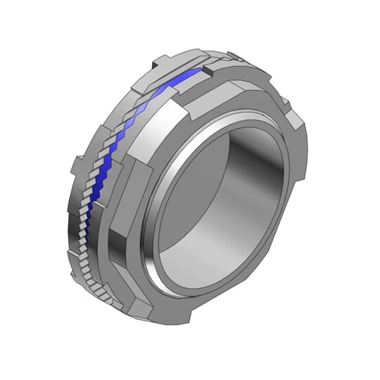 H250CAP T&B Capoff With Thermoplastic Insulated Throat, 2-1/2 in, For Use With Rigid/IMC Conduits, Zinc