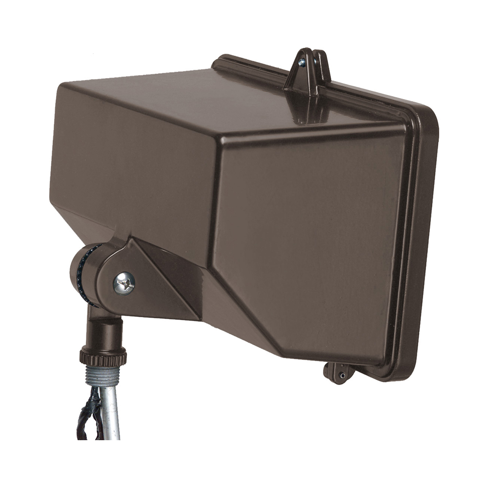 GPF13BR Gard-N-Post Flood Landscape Light Fixture, (2) Lamp, Bronze Powder Coated Housing