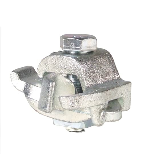 EC-1-1/2 Steel City Edge Beam Clamp, 1-1/2 in Conduit, Malleable Iron, Hot Dipped Galvanized
