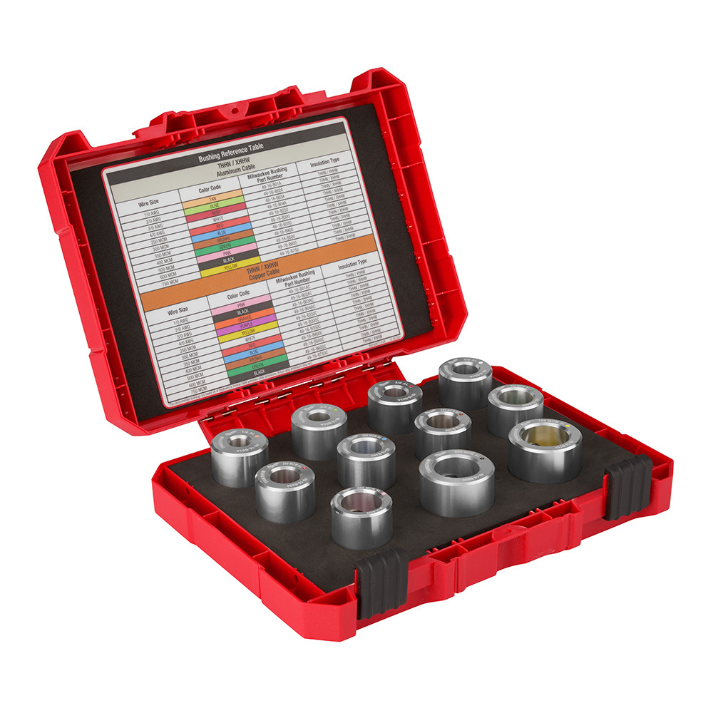 49-16-BKITA THHN/XHHW Bushing Kit, For Use With M12 and M18 Cable Strippers, 1/0 AWG to 750 kcmil