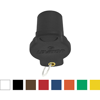 16P21-UH Rhino-Hide Cam Type Male Protective Cap, Brown