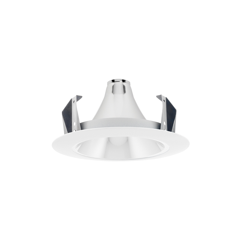 17HYP2 WWH Round Hyperbolic Cone Trim, 4 in ID x 5 in OD, LED Lamp, For Use With IC1LED and IC1RLED Series Housing