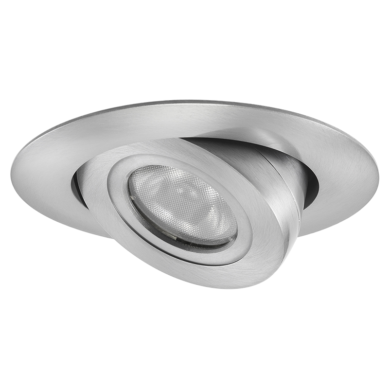 440LED G4 06LM 40K 90CRI WH 4 in Aperture Adjustable Generation 4 Gimbal Round Light Engine Trim Module, 4-1/2 in Ceiling Opening, Aluminum Housing