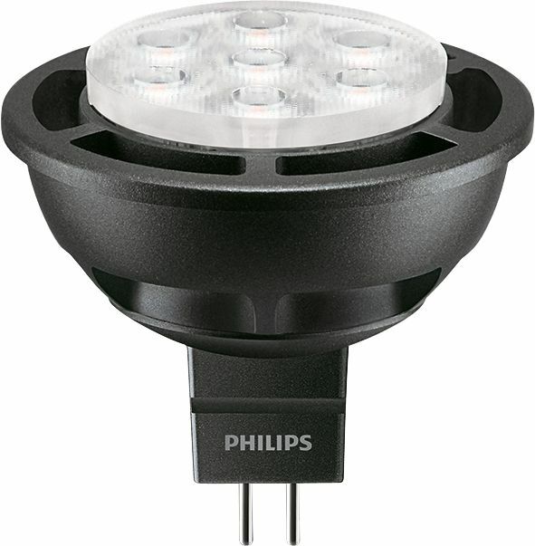 454546 Dimmable Single Contact LED Lamp, 6.5 W, 35 W Incandescent Equivalent, E26 Lamp, PAR38/MR16 Shape, 410 Lumens