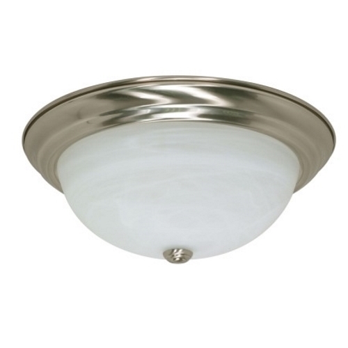 60-199 Transitional Ceiling Light, (3) A19 Lamp, 120 V AC, Brushed Nickel Housing