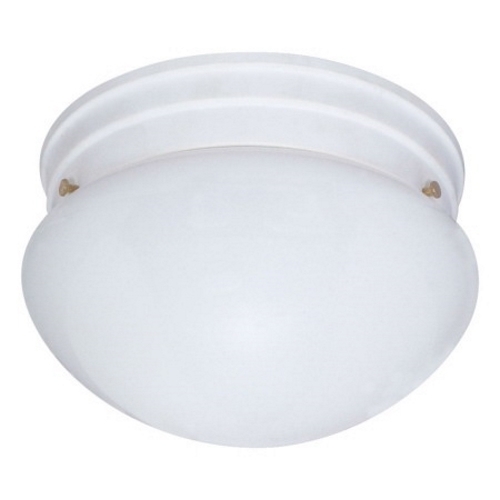 60-403 Medium Utility Ceiling Light, (2) T4 Lamp, 18 W Fixture, 120 VAC, White Housing