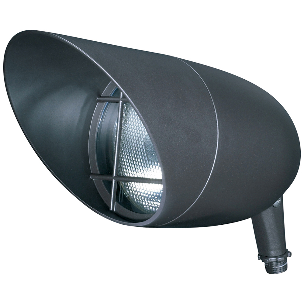 76-648 Traditional Flood Landscape Light, (1) PAR38 Lamp, 150 W Fixture, 120 VAC, Dark Bronze Housing