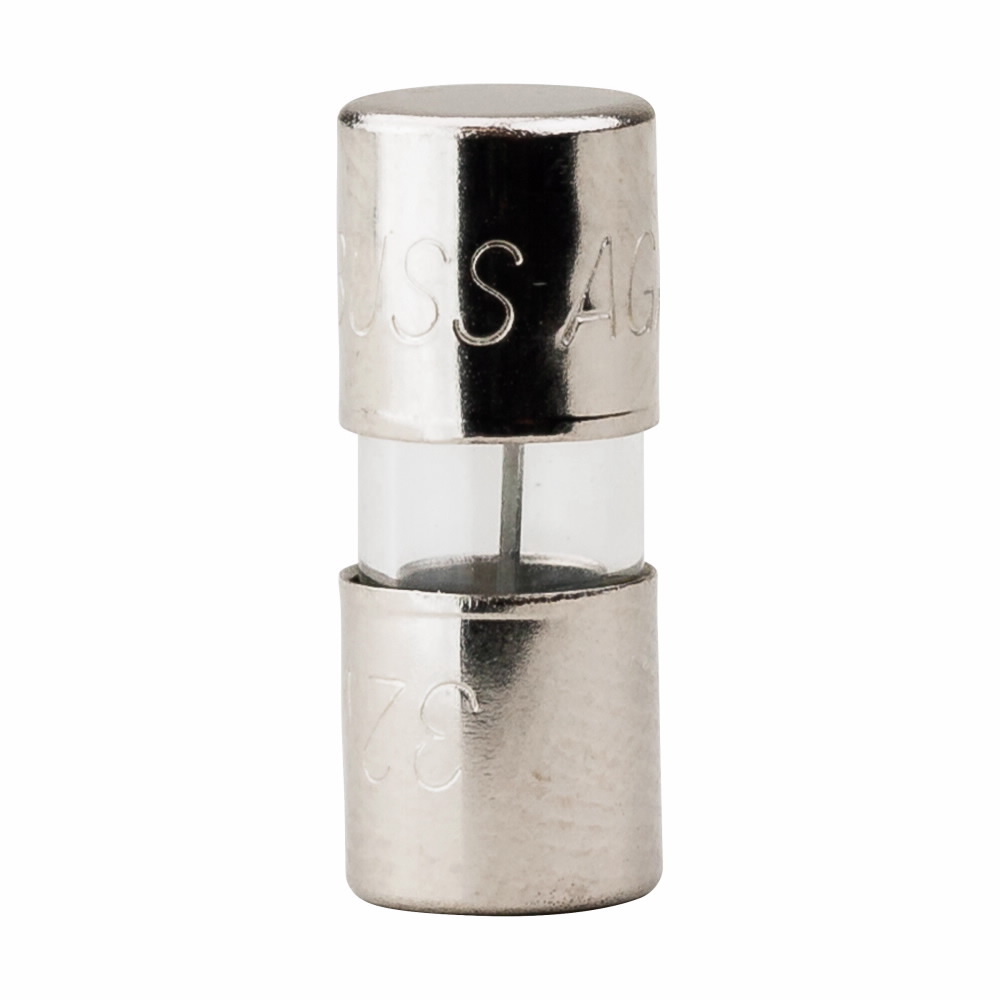 AGA-5 Small Dimension Fast Acting Fuse With Nickel Plated Brass End Caps, 5 A, 125 V AC, 200 A Interrupt, Cylindrical Body