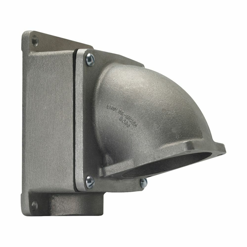 Eaton Crouse-Hinds series PowerMate CJA back box, 200A, Cast aluminum, 2-1/2", 600 Vac/250 Vdc