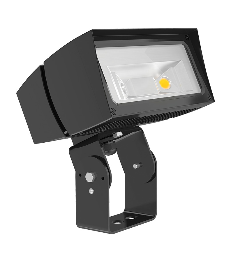 FFLED39TN Floodlight Fixture With ON/OFF Driver,) LED Lamp, 41 W Fixture, 120/208/240/277 V AC, Bronze Housing