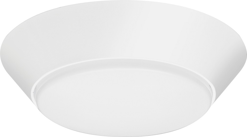 FMML 7 830 WL M6 FMML Round Flush Mount Light, 120 VAC, Textured White Gloss Housing
