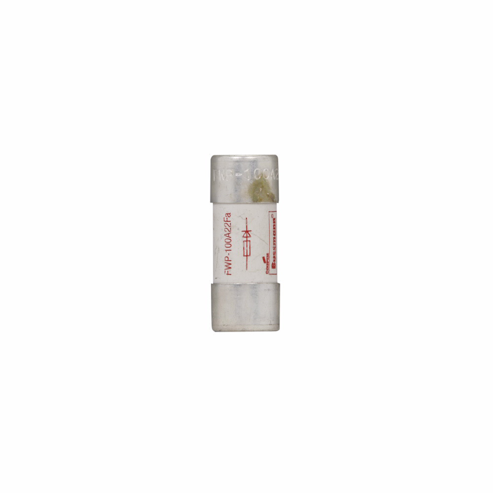 FWP-100A22F High Speed Fuse, 100 A, 700 V AC, 50 kA Interrupt, Class: aR, Cartridge Body