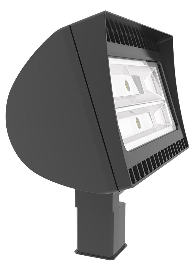 FXLED105SF Standard Floodlight Fixture,) LED Lamp, 288 W Fixture, 120/208/240/277 V AC, Bronze Housing