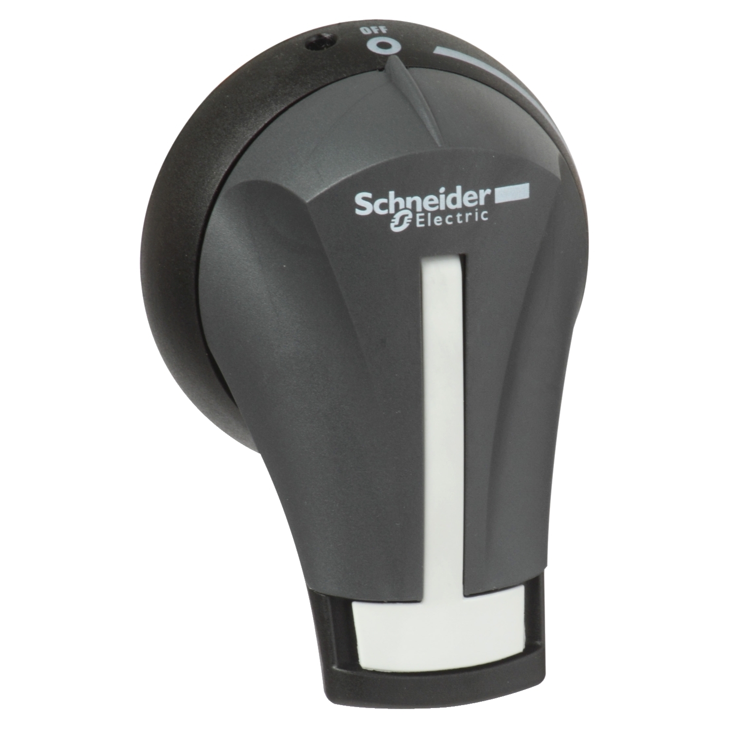GS2AH110 TeSys 2-Position External Frontal Rotary Handle With Rotary Handle Padlocking, Black/Gray