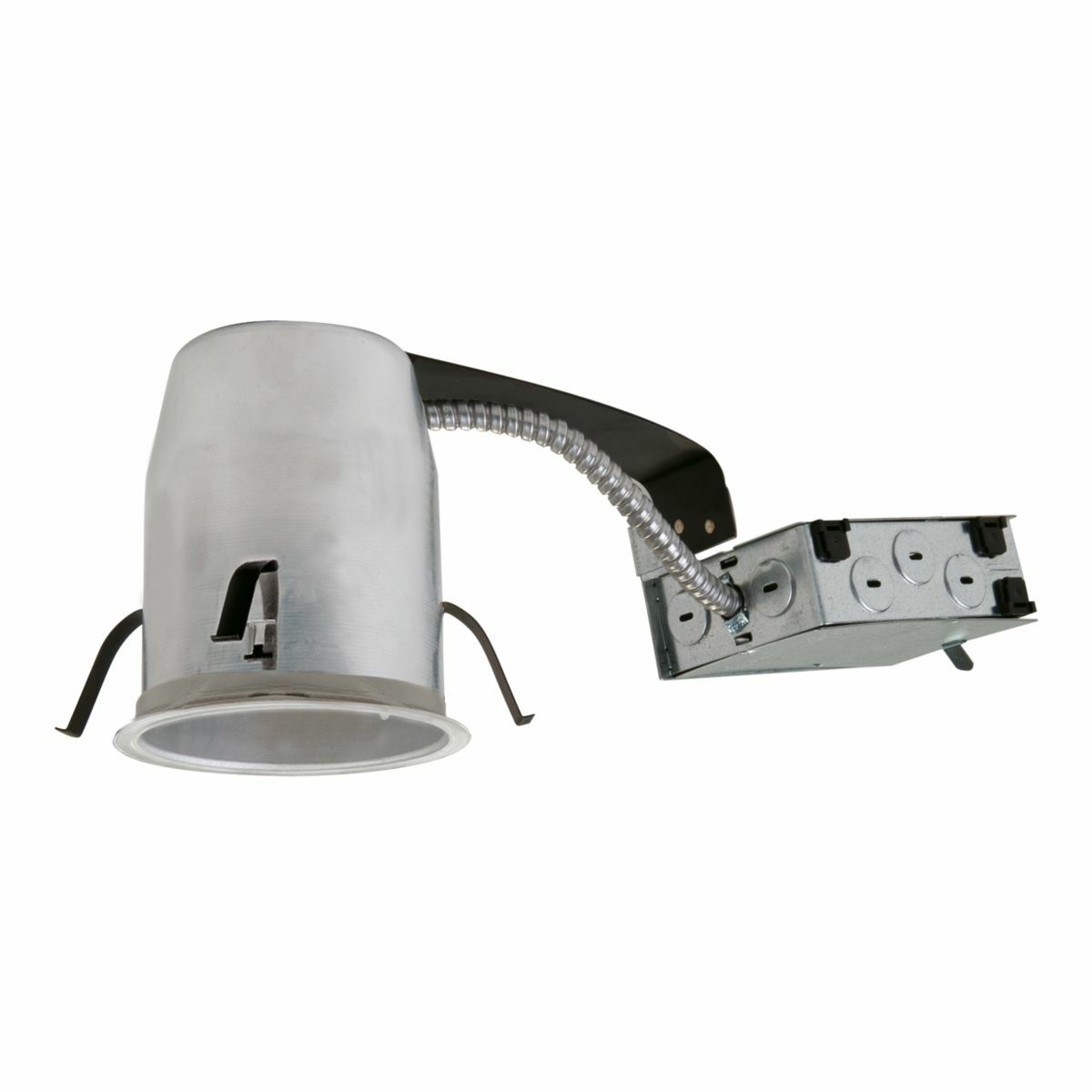 H457RICAT1E Halo H4 Shallow Lamp Housing, LED Lamp, Insulated Insulation, 120 V AC, 4-3/4 in Ceiling Opening, Aluminum Housing