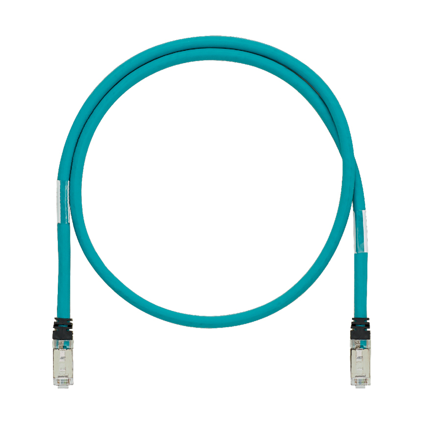 ISTPHCH0.6MTL IndustrialNet Class D Shielded Patch Cord, Cat 5e, 24 AWG SF/UTP Copper Conductor, Modular Plug Connector, 0.6 m L Cord