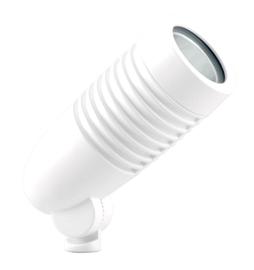 LFLED8W Landscape Floodlight Fixture,) LED Lamp, 7 W Fixture, 100/120/208/240 VAC, White Housing