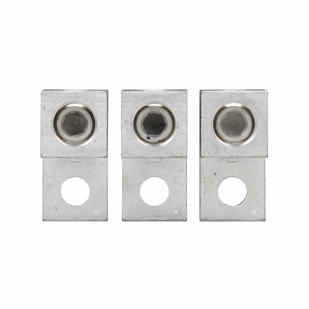 LUG1-2 2-Pole Terminal Lug Kit, 100 to 200 A, 6 AWG to 300 kcmil Wire, Copper/Aluminum Wire