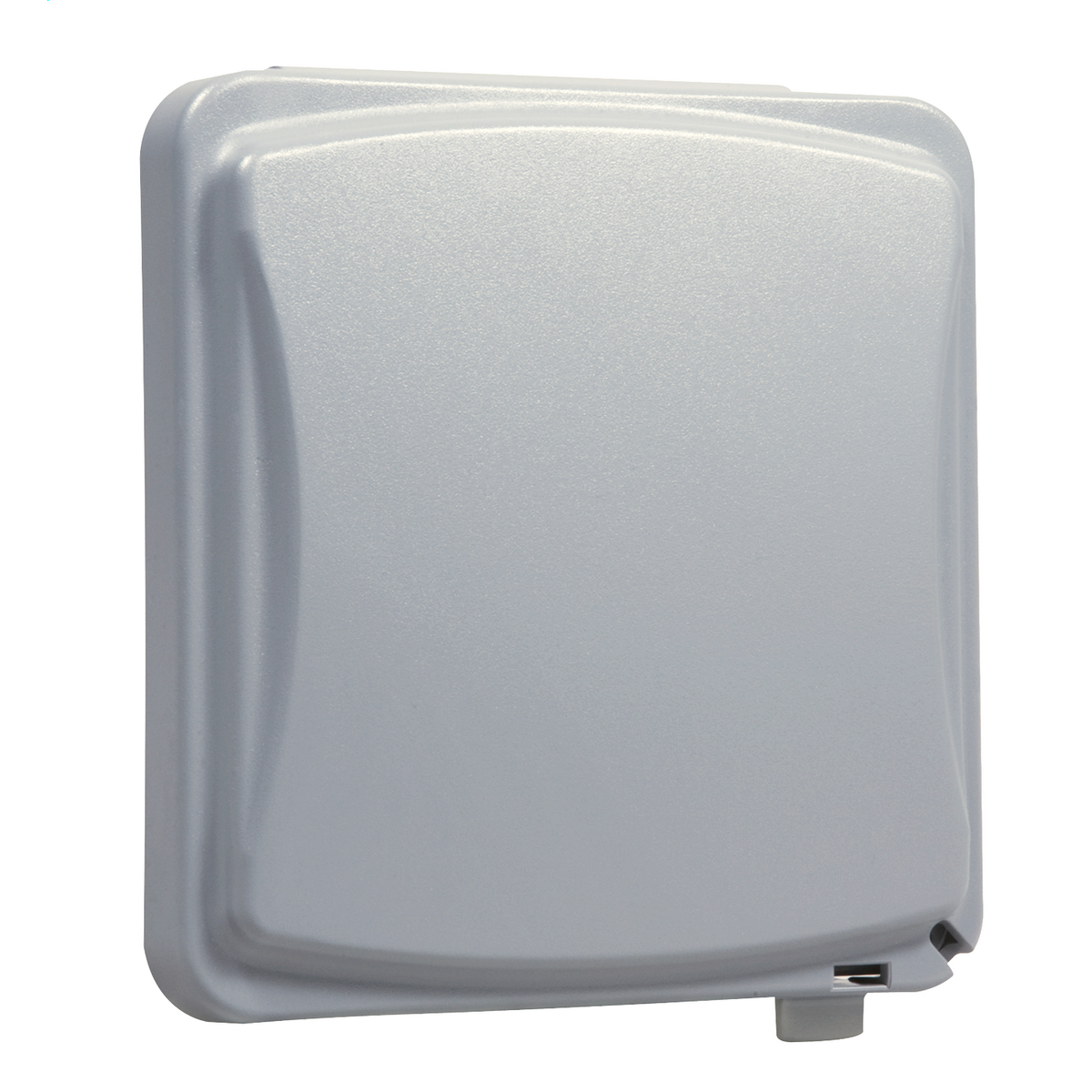MM1410G Flat Weatherproof Flip Cover, 5.54 in L x 4.08 in W x 3.1 in D, Blank Cover, Polycarbonate
