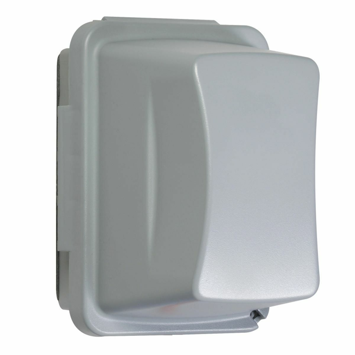MM710G Weatherproof While-In-Use Cover, 5.38 in L x 4 in W x 4-3/4 in D, Polycarbonate Glass
