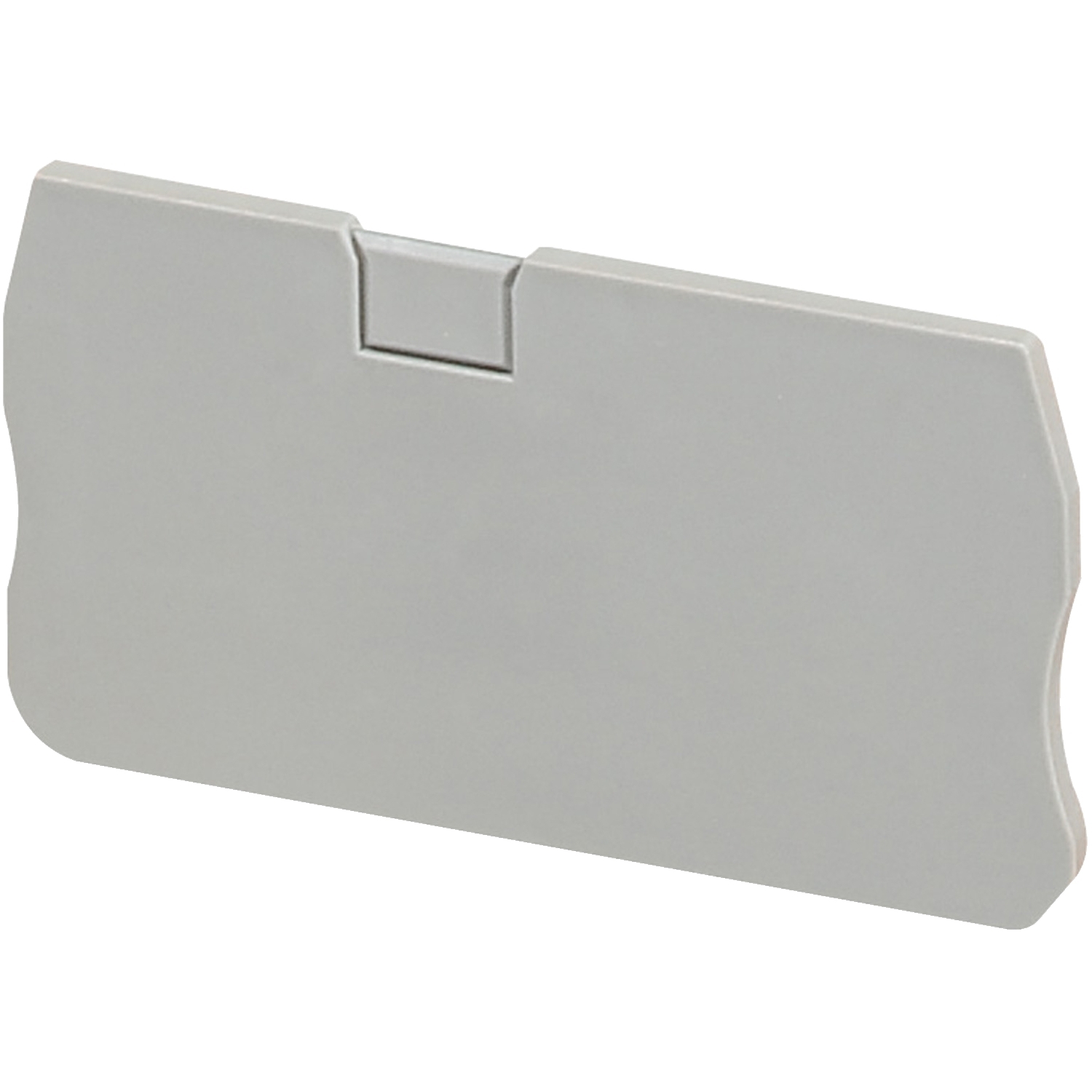 NSYTRACR42 Linergy End Cover Plate, For Use With NSYTRR42 Spring Terminal Block and NSYTRP42 4 sq-mm Push-In Terminal Block, 2-Terminal, Gray