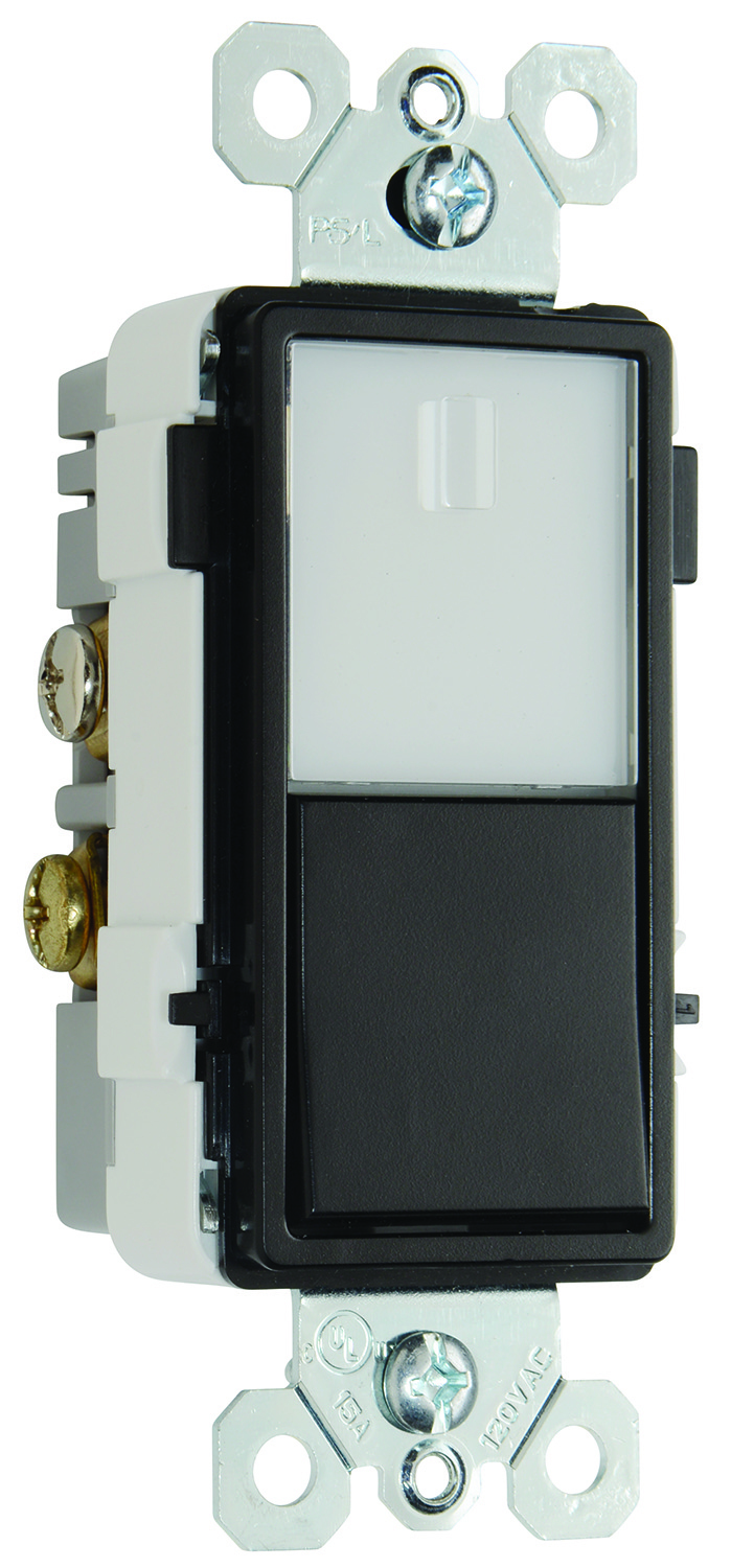 NTL873BKCC6 radiant Single Pole/3-Way Switch Night Light, Black