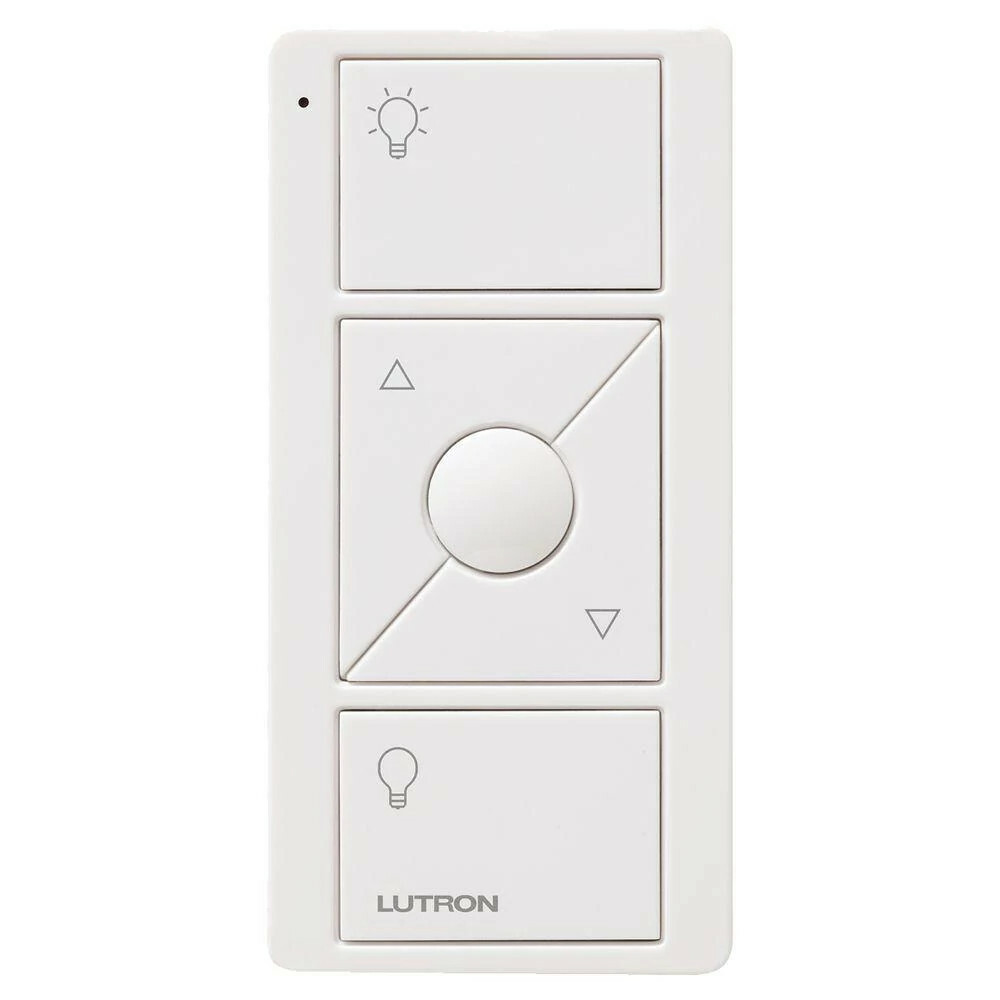 PJ2-3BRL-GWH-L01 Original 3-Button Pico Smart Remote with Raise/Lower and Preset with Light Icons, White