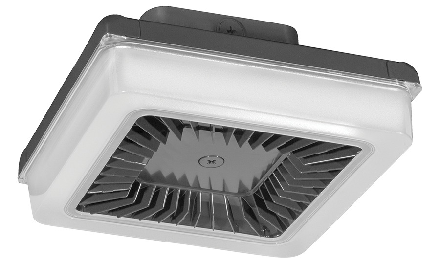 PRT30 Porto Standard Garage Lighting,) LED Lamp, 29 W Fixture, 120/208/240/277 V AC, Bronze Housing