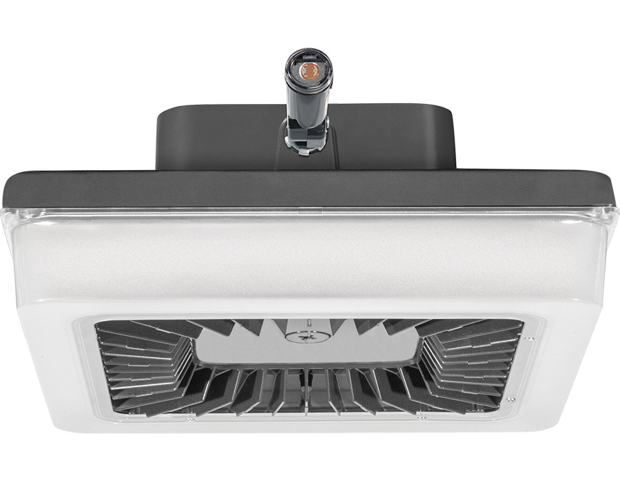 PRT55/PCS Porto Garage Light With 120 V AC Swivel Photocell,) LED Lamp, 57 W Fixture, 120 V AC, Bronze/Polyester Powder Coated Housing