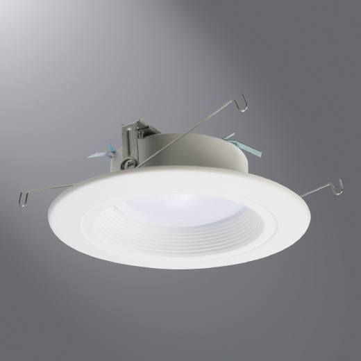 RL560WH6927 Halo Air-Tite RL56 600 Adjustable Gimbal Dimmable Retrofit Module, 5 in, 6 in Ceiling Opening, 120 VAC, Die Cast Aluminum Housing