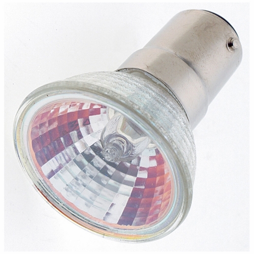 S1955 Dimmable Lensed Halogen Lamp, 35 W, BA15d Halogen Lamp, MR11 Shape