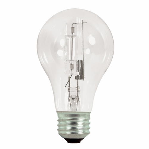 S2401 Type A Dimmable Halogen Lamp, 29 W, E26 Lamp, A19 Shape, 430 Lumens Initial