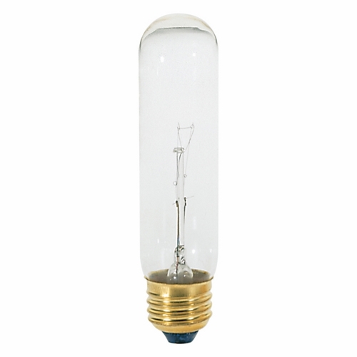S3250 Dimmable Tubular Incandescent Lamp, 25 W, E26 Incandescent Lamp, T10 Shape, 200 Lumens Initial