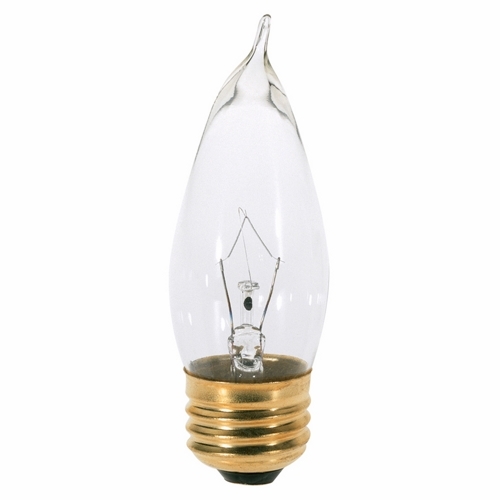 S3265 Decorative Dimmable Incandescent Lamp, 40 W, E26 Incandescent Lamp, CA10 Shape, 370 Lumens Initial
