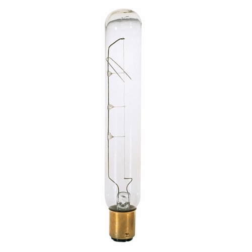 S3297 Dimmable Tubular Incandescent Lamp, 20 W, BA15d Incandescent Lamp, T6 1/2, 150 Lumens Initial