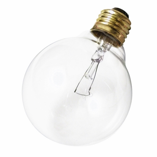 S3448 Decorative Dimmable Globe Incandescent Lamp, 40 W, E26 Incandescent Lamp, G25 Shape, 360 Lumens Initial