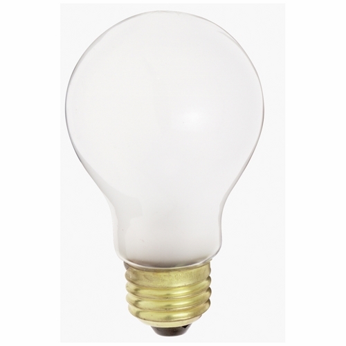 S4077 Dimmable General Service High Voltage Incandescent Lamp, 60 W, E26 Incandescent Lamp, A19 Shape, 570 Lumens Initial
