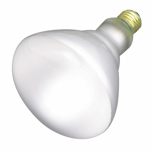 S4453 Dimmable Shatter Proof Incandescent Reflective Lamp, 65 W, E26 Incandescent Lamp, BR40 Shape, 540 Lumens Initial