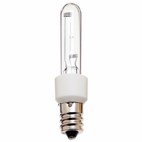 S4482 Dimmable Halogen Lamp, 60 W, E12 Lamp Base, T3 Shape, 120 VAC