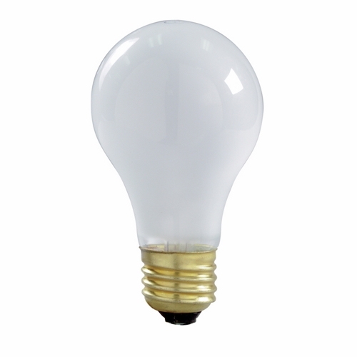 S6010 Dimmable General Service Incandescent Lamp, 100 W, E26LHT Incandescent Lamp, A19 Shape, 1200 Lumens Initial