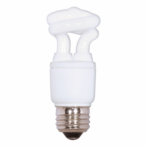 S7261 Compact Fluorescent Lamp, 5 W, E26 Lamp, T2 Mini Spiral Shape, 280 Lumens Initial Lumens
