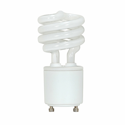 S8201 Compact Fluorescent Lamp, 9 W, GU24 Lamp, T2 Mini Spiral Shape, 500 Lumens Initial Lumens