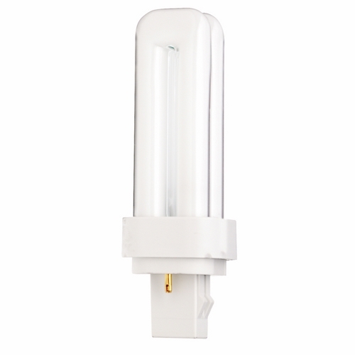 S8317 HyGrade Double Twin Quad Tube Compact Fluorescent Lamp, 13 W, GX23-2 Lamp, T4 Shape, 780 Lumens Initial