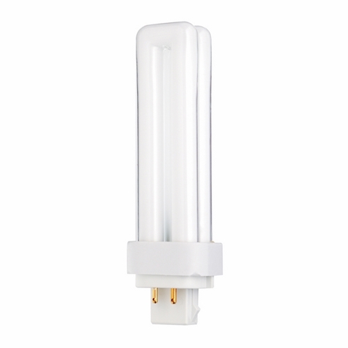 S8332 HyGrade Double Twin Compact Fluorescent Lamp, 13 W, G24q-1 Lamp, T4 Shape, 900 Lumens Initial